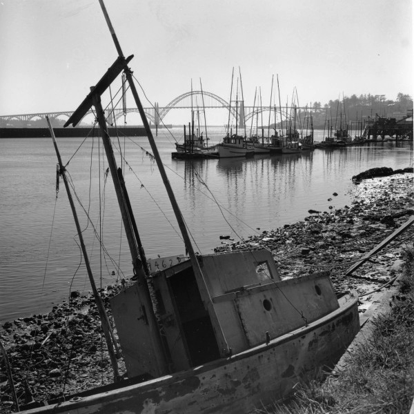 Yaquina Bay, Newport, March 1960.