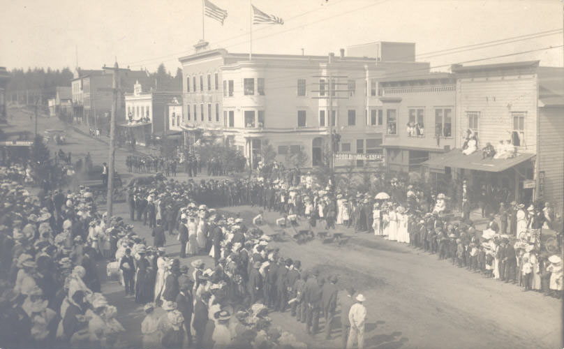 early 4th of July celebration, North Bend
