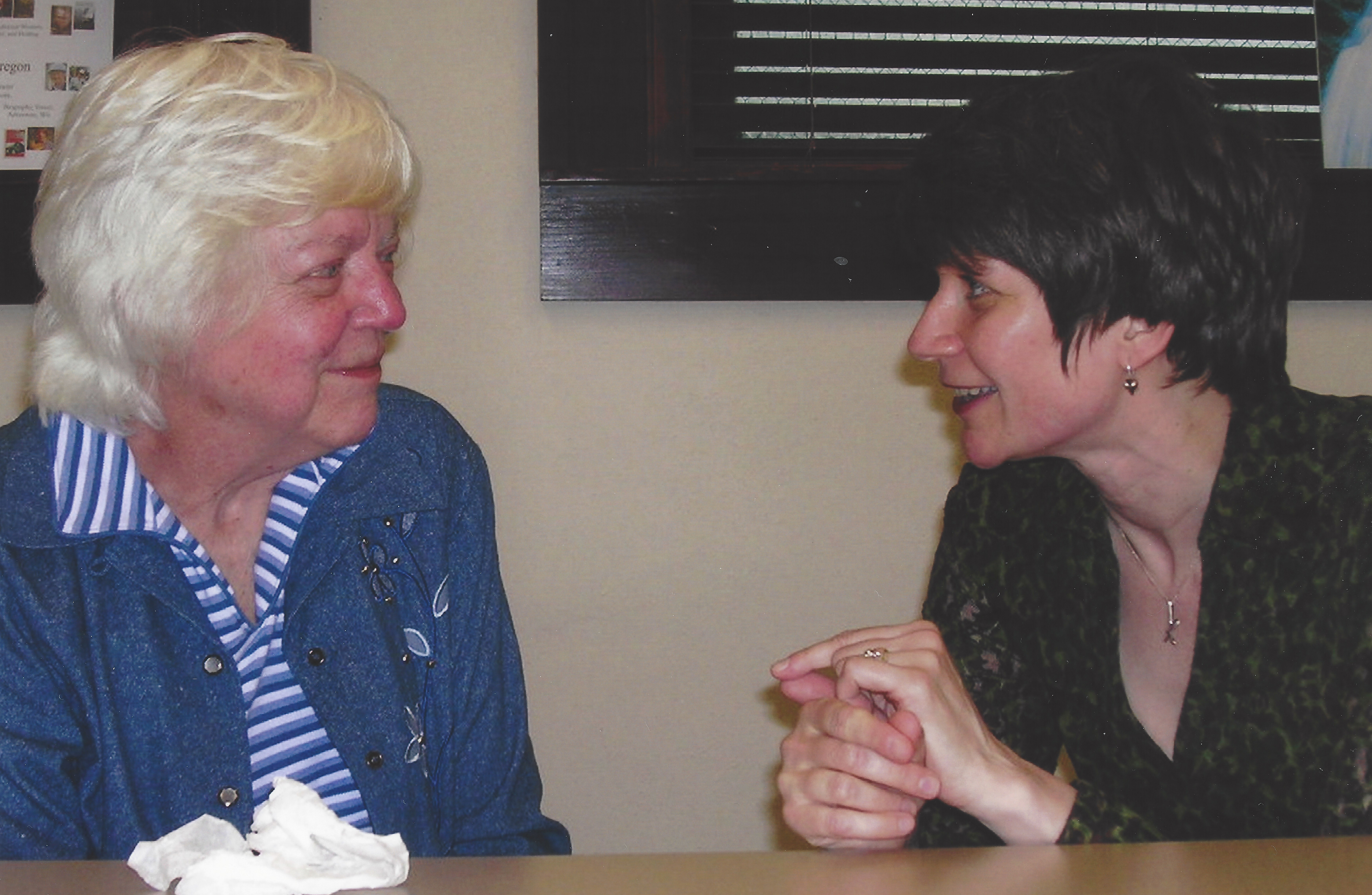 Wilhelm and Kate Fleming (aka Anna Fields), author and audiobook narrator respectively, share a special moment on the occasion of their first meeting.