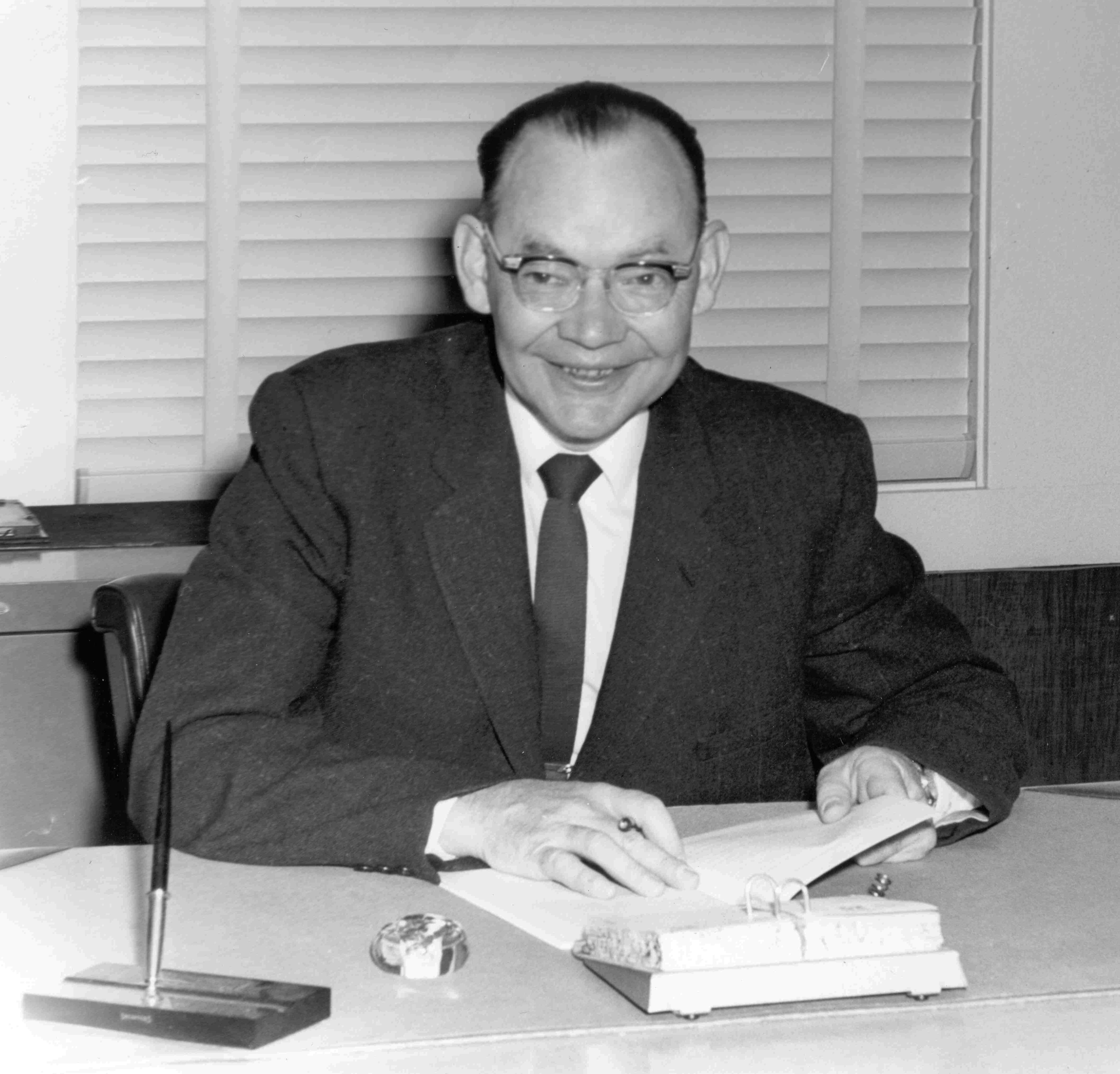 OIT President Winston Purvine, unknown date.