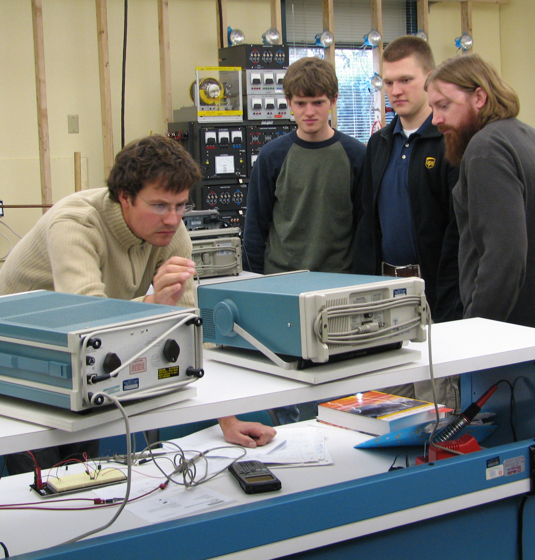 Students at Portland East campus, Spring 2008.