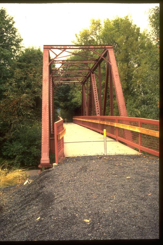 This former railroad bridge was featured in Stand By Me.