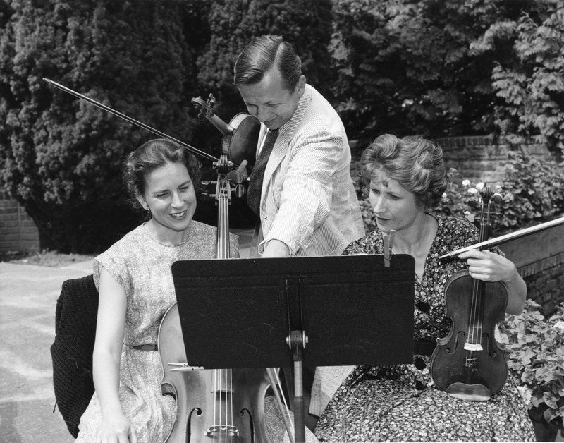 Lewis and Clark College outdoor concert.