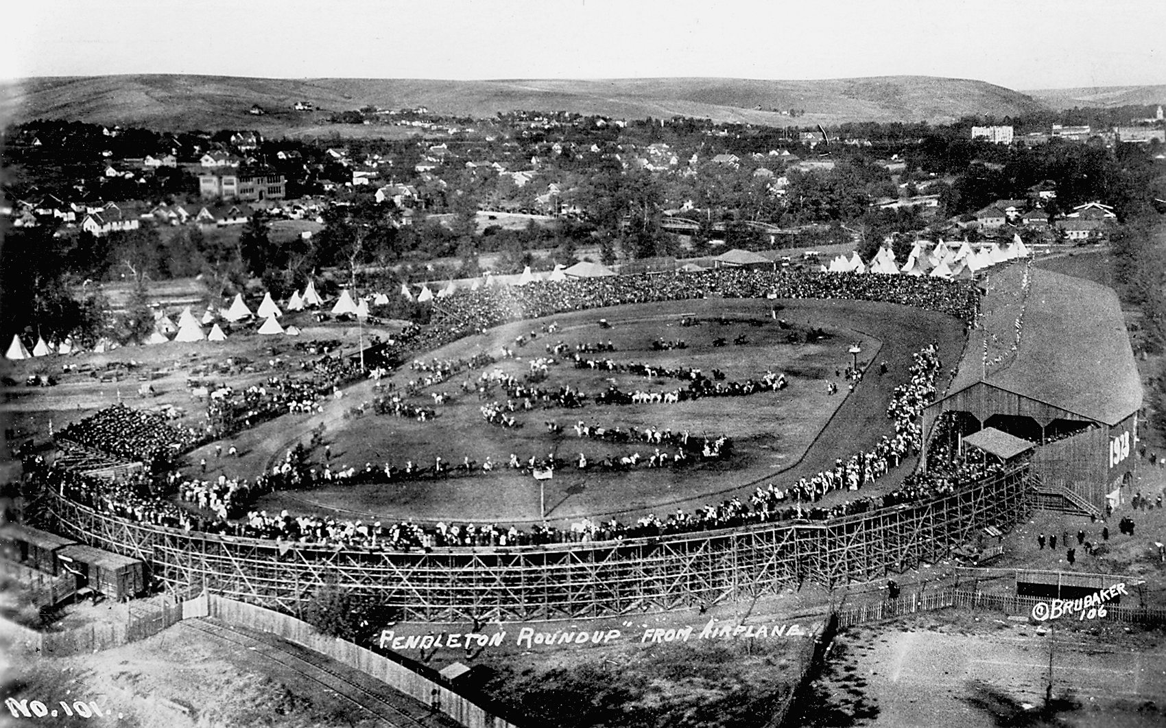 Pendleton Round Up grounds (date unknown).