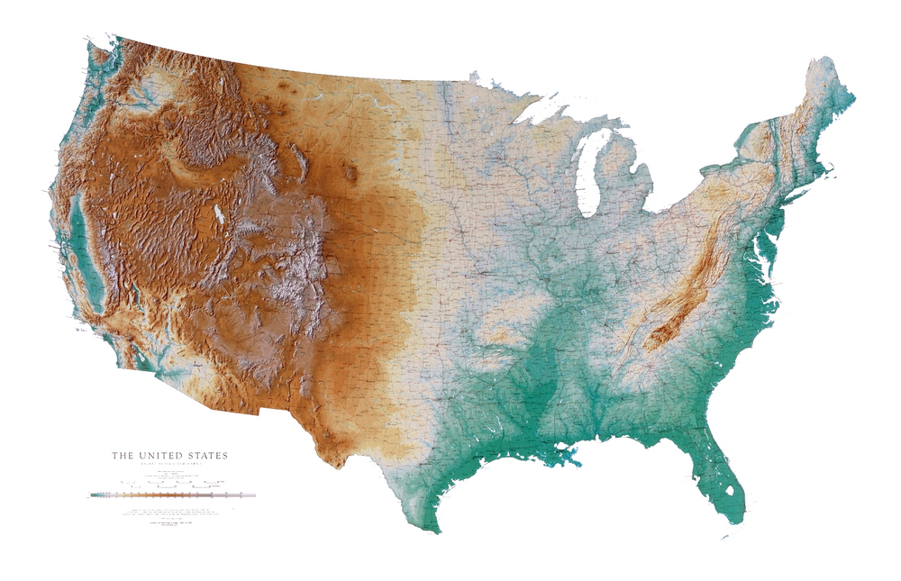 U.S. map by Raven Maps.
