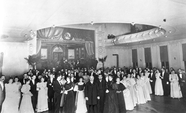 Inauguration ball for Governor William Paine Lord at Reed Opera House, Jan. 1895.