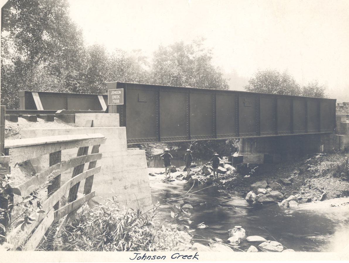 Johnson Creek, S&P bridge