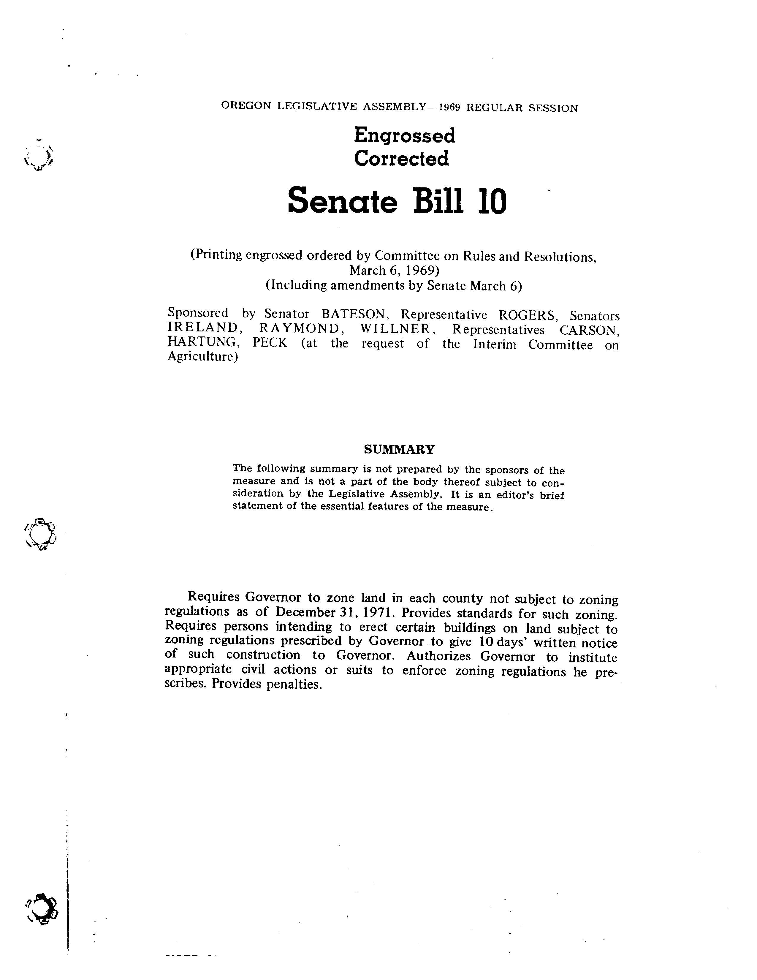 Senate Bill 100