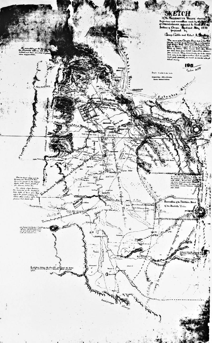 Sketch of the Willamette Valley, 1851