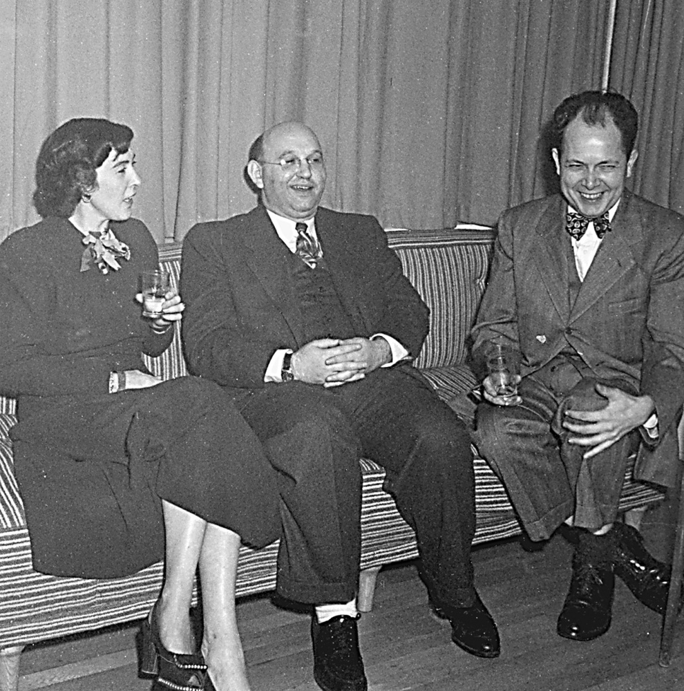 Gus Solomon with Monroe and Lillie Sweetland.