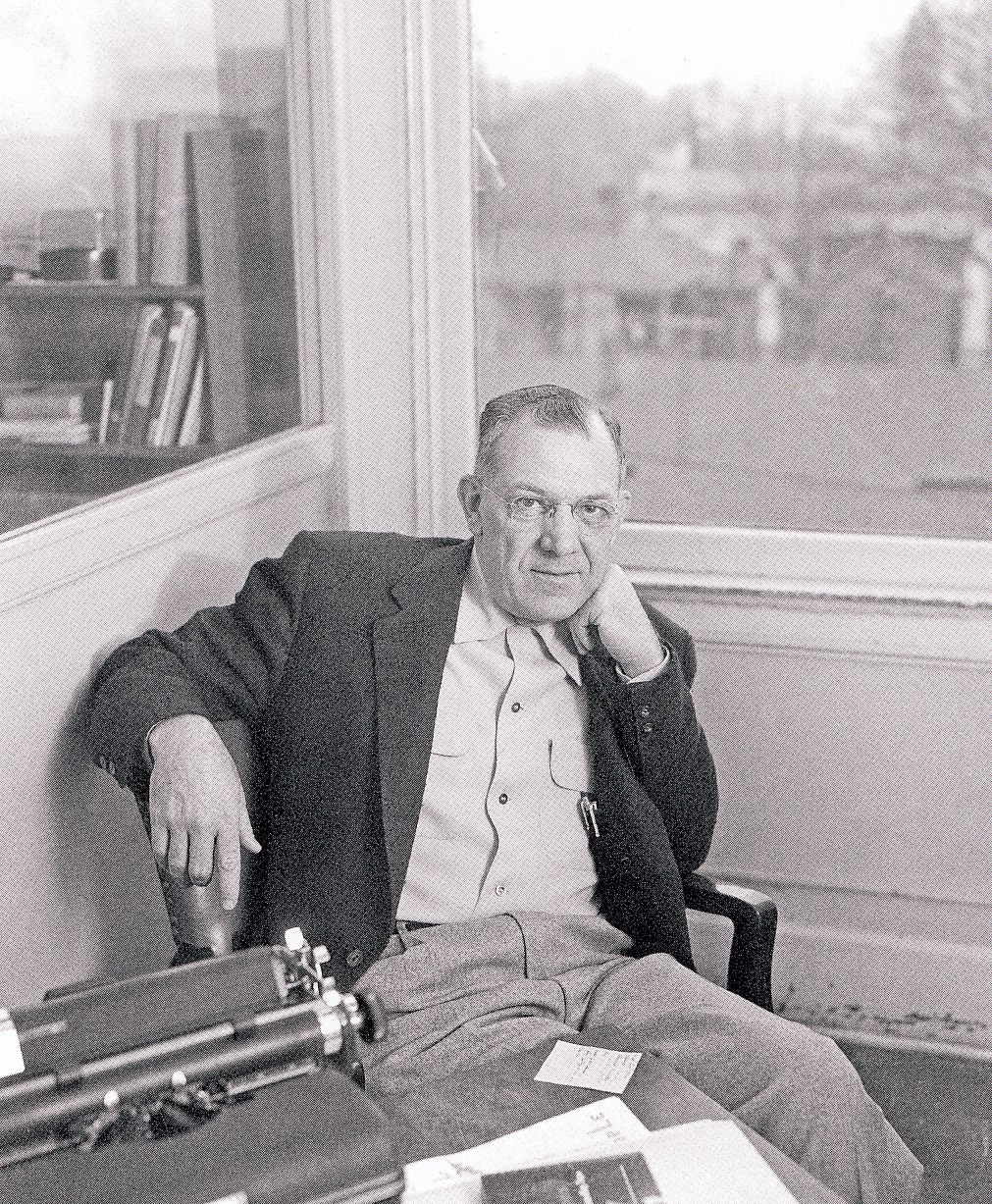 Willard Spalding, Chair of Portland State University's Division of Education, 1955.