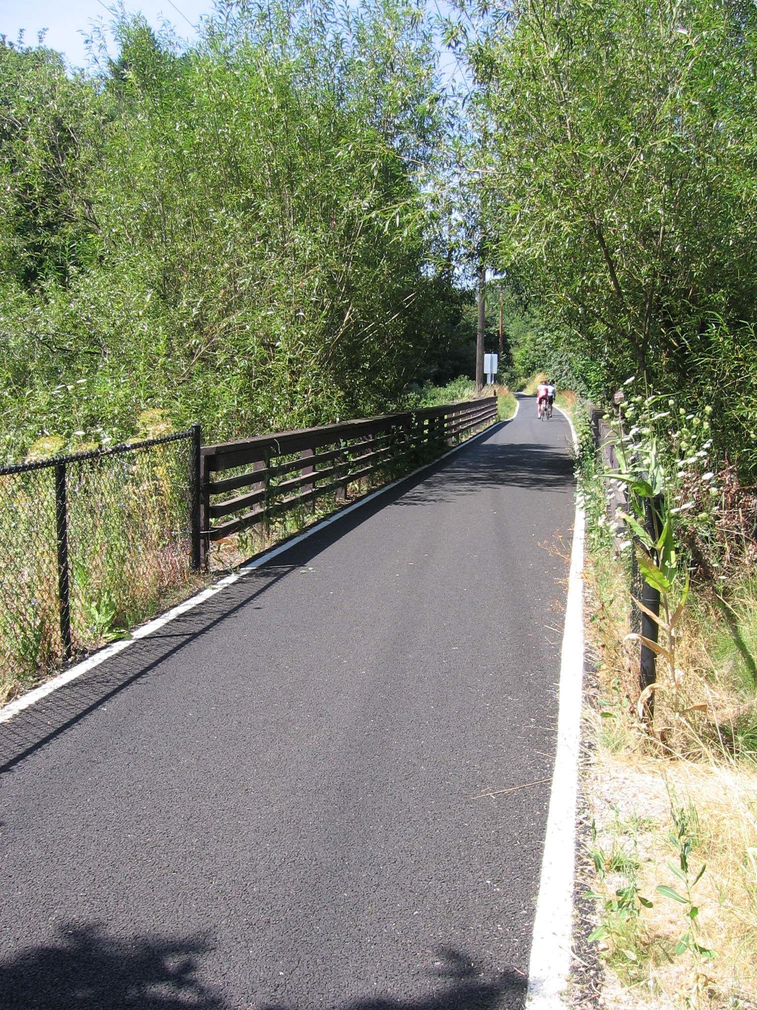 Springwater Corridor Trail, Tideman Johnson City Park, Portland, Aug. 21, 2011.