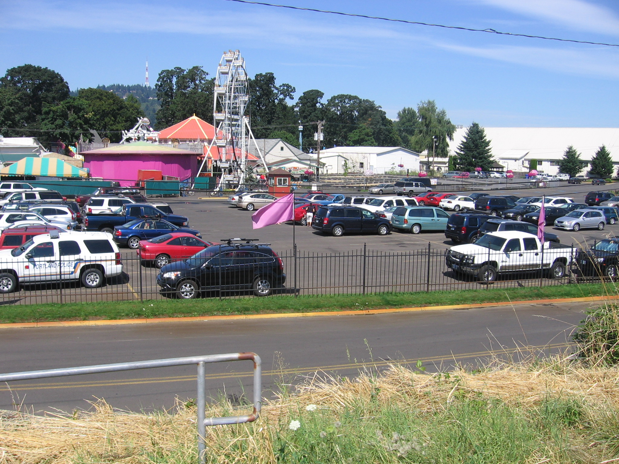 Oaks Park along Springwater Corridor Trail, Portland, Aug. 21, 2011.