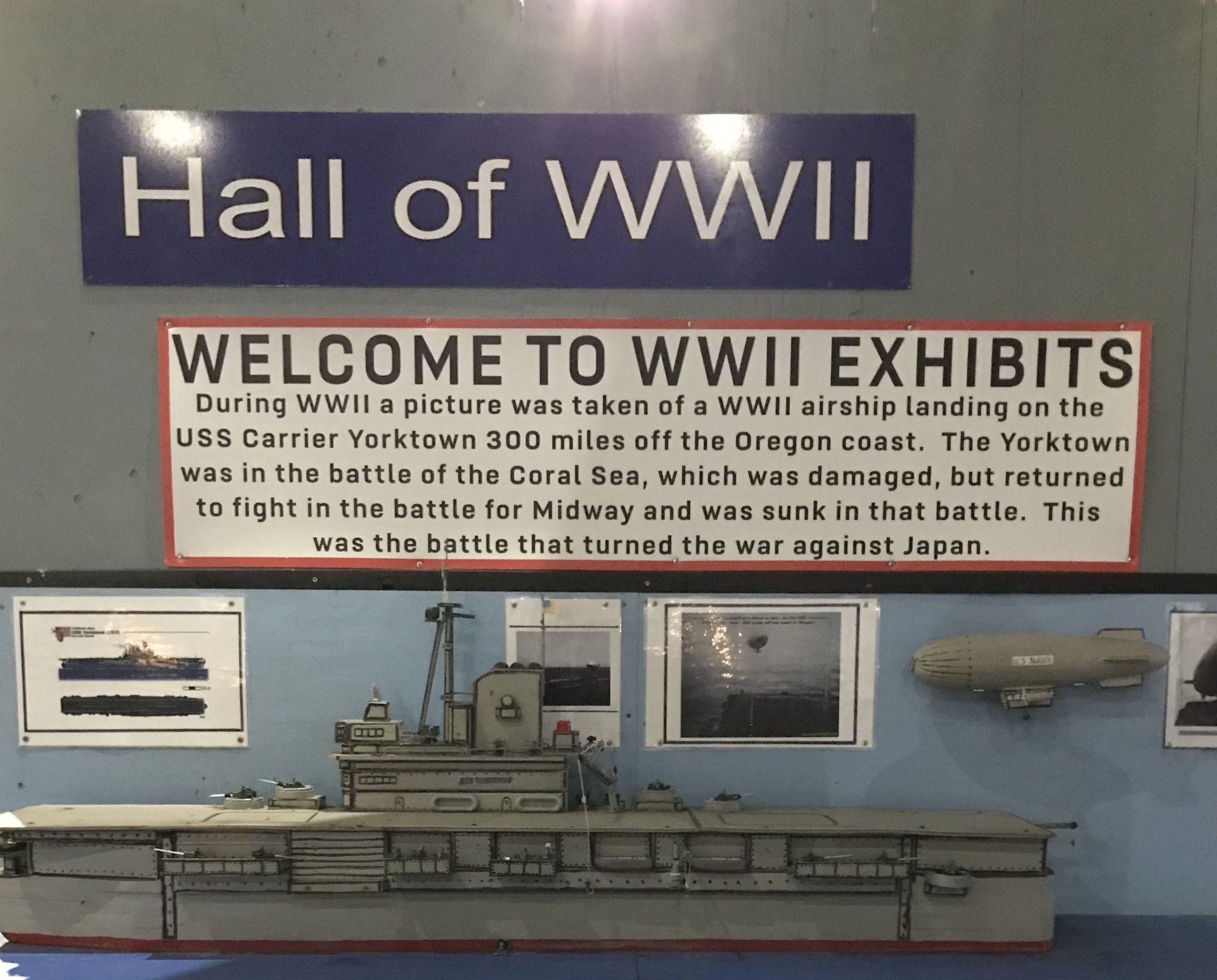 WWII blimp landing on USS Carrier Yorktown off Oregon Coast
