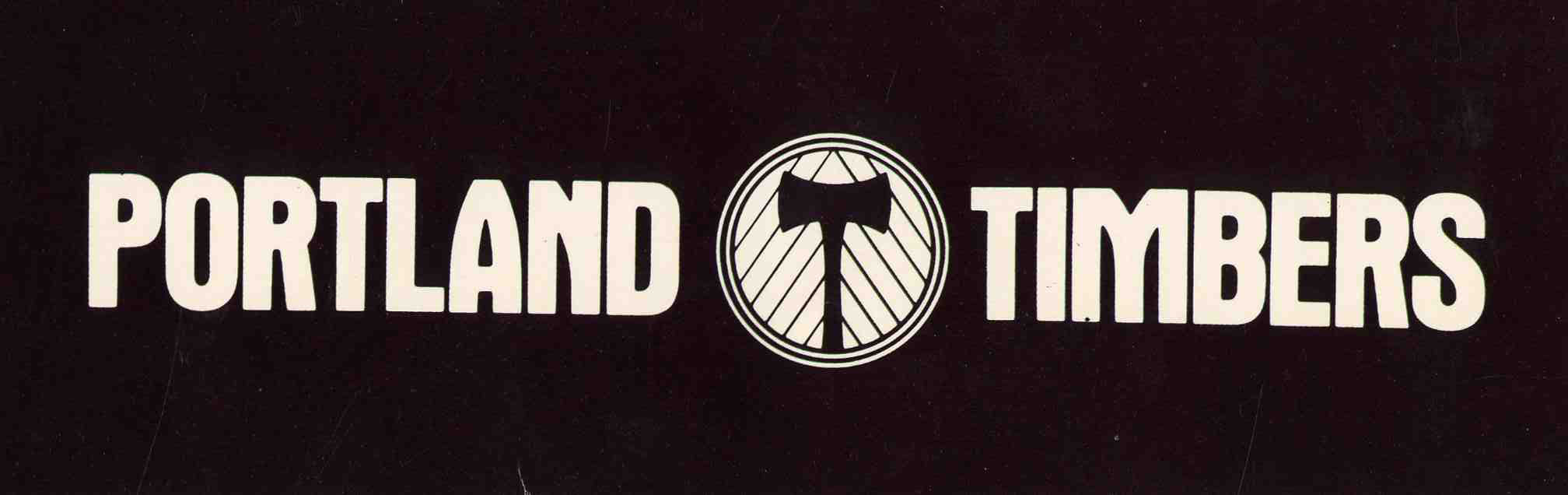 Portland Timbers decal, about 1980.