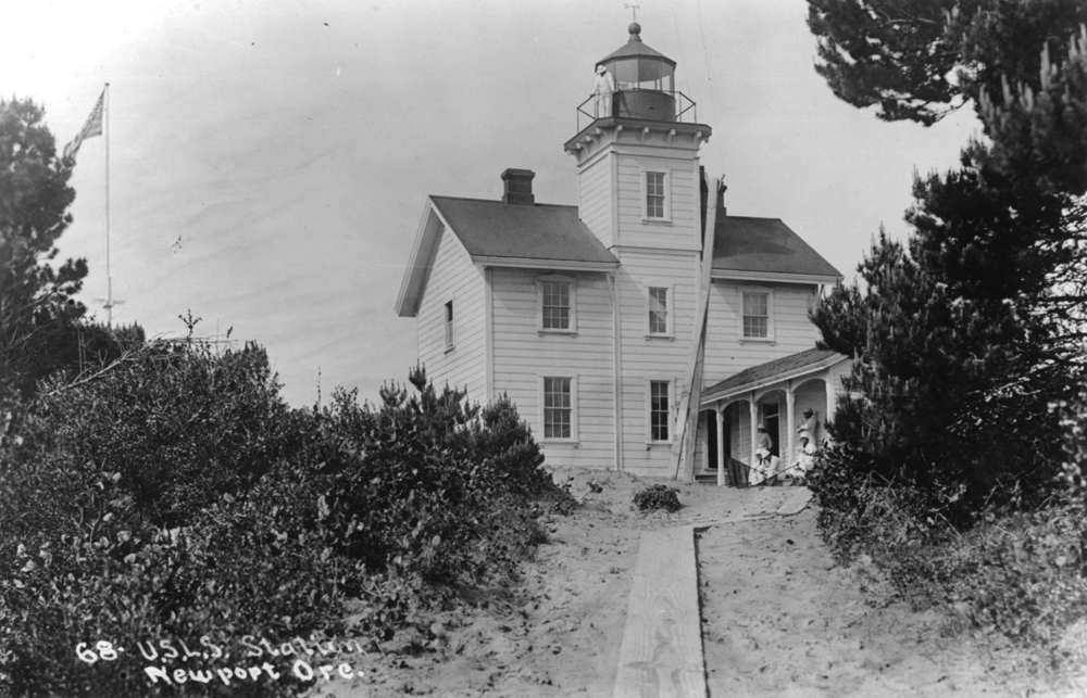 U.S. Life-Saving Service Station Yaquina, 1917.