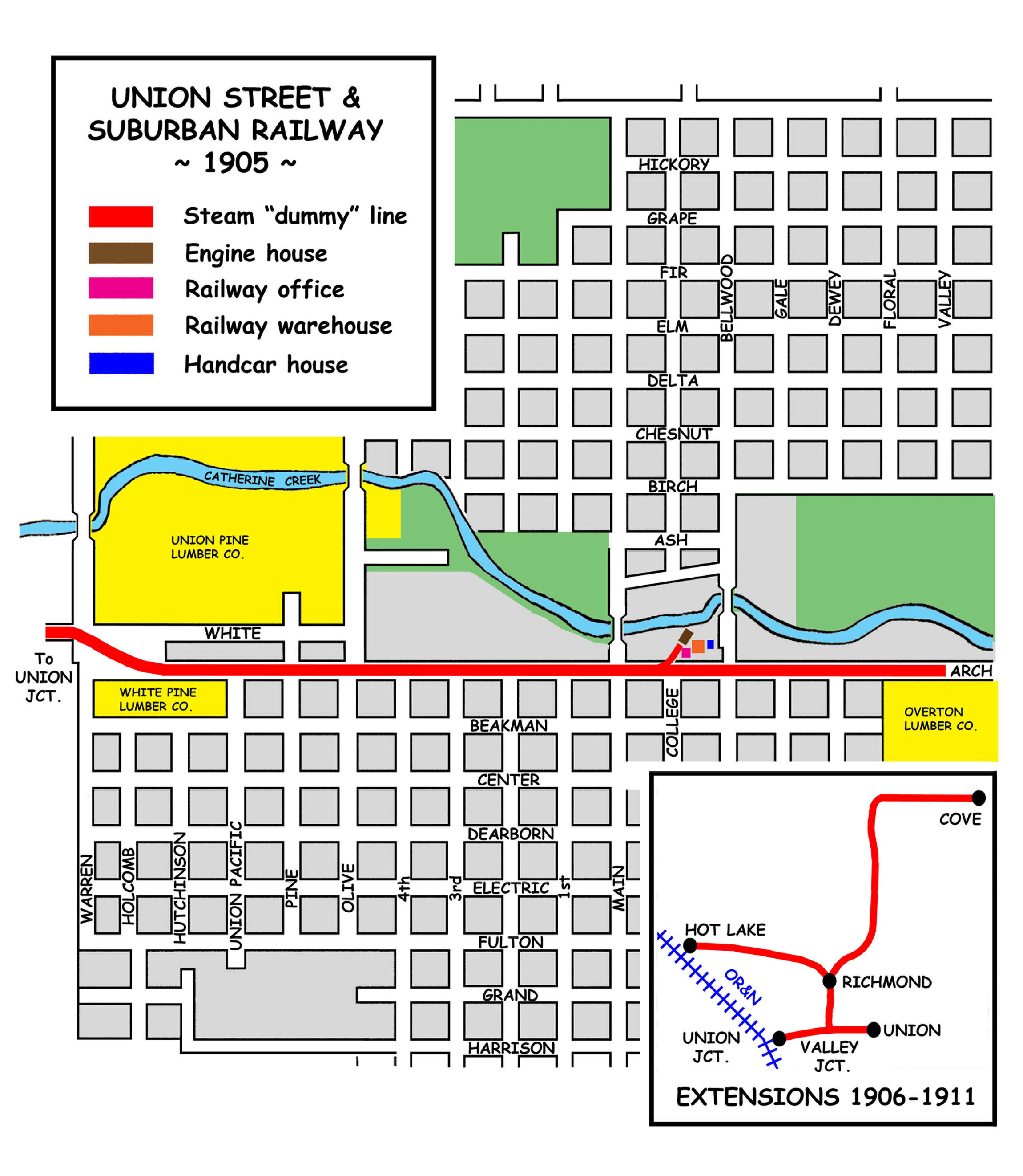 Union streetcar system