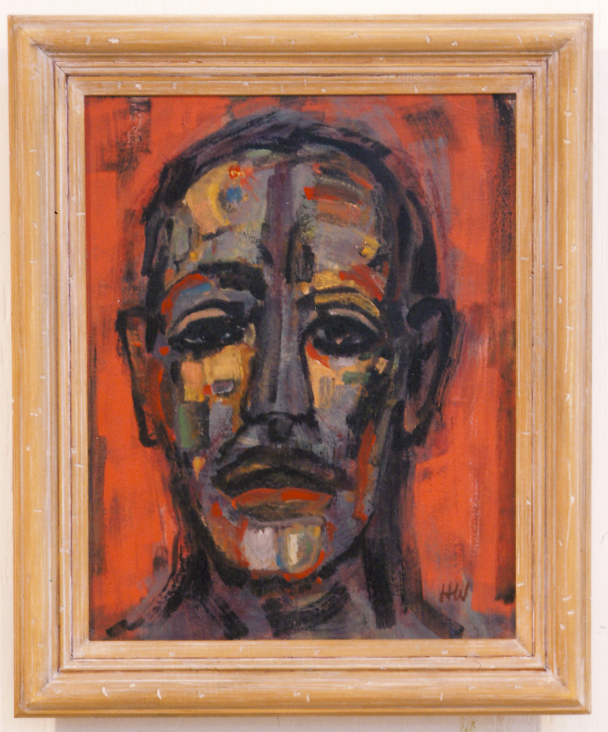 "Study for Monumental Head" (oil on canvas), 1995.