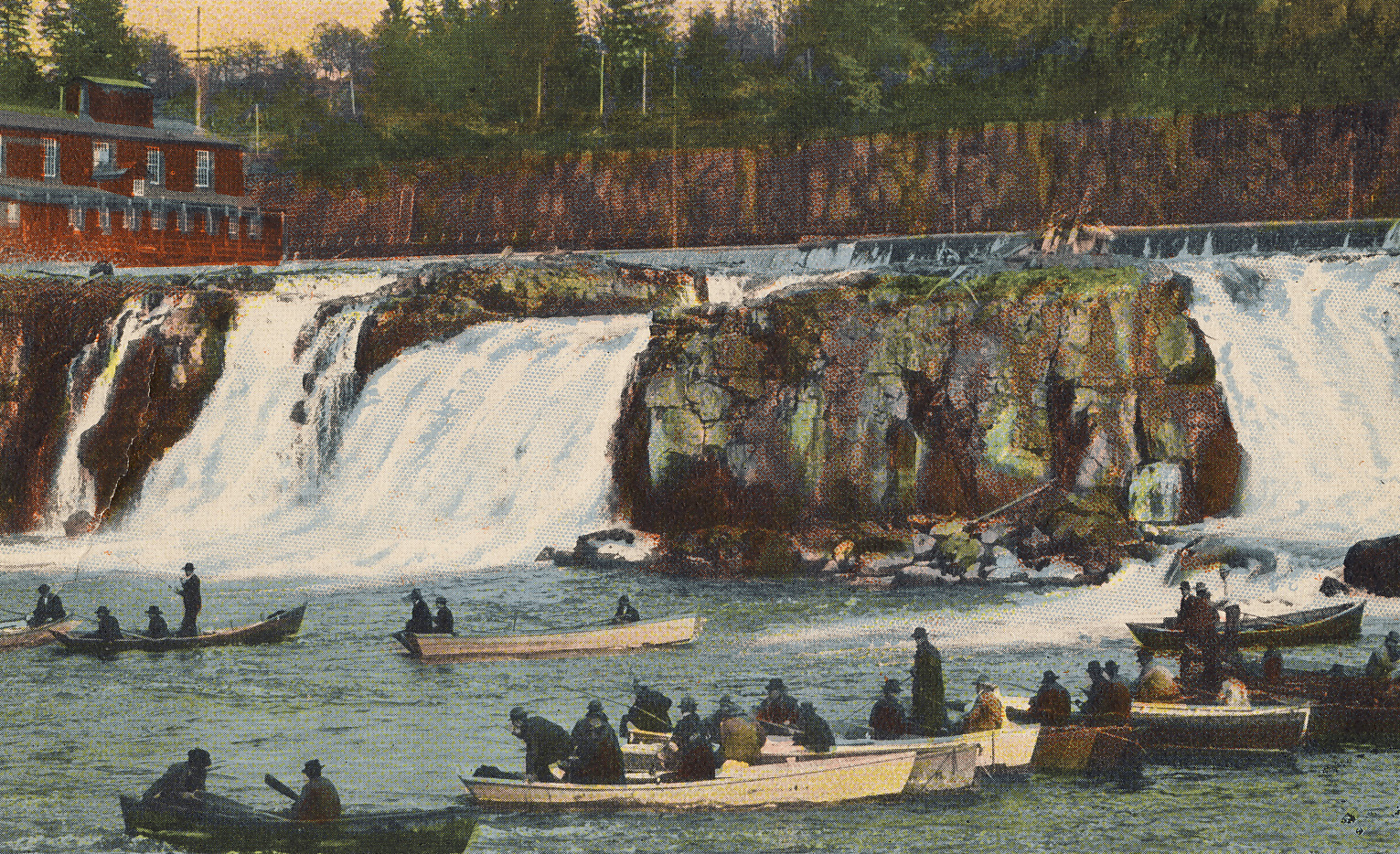 Willamette Falls, about 1900.