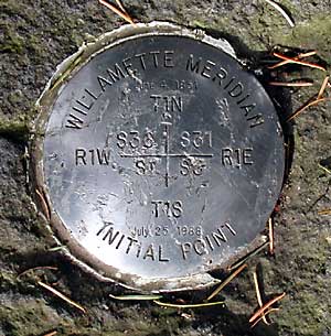 Willamette Stone and Willamette Meridian