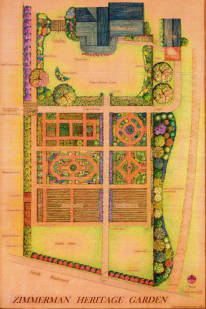 Zimmerman Farm master plan, Dec. 1999.