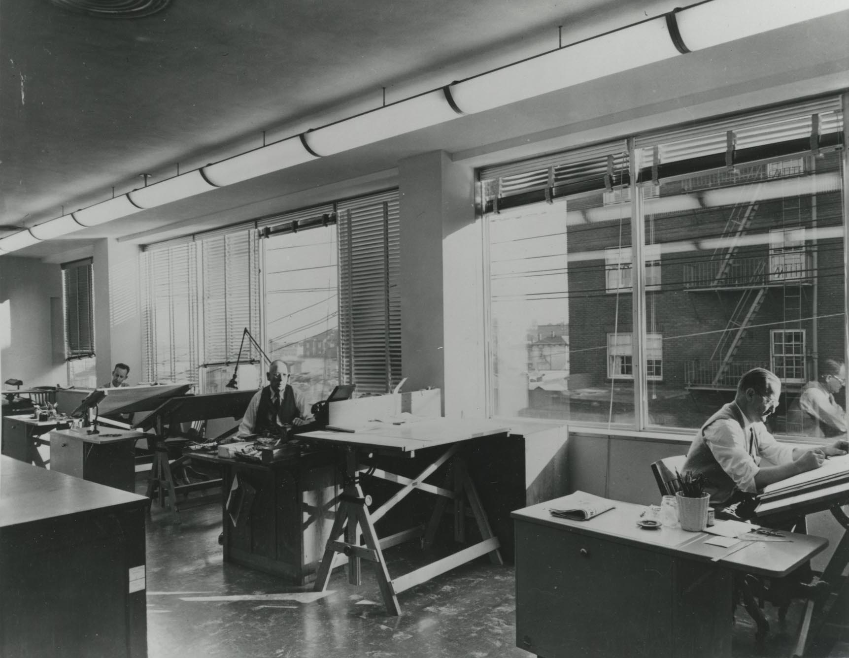 Arthur Bimrose (back), Milt Wershkul, Ernest Richardson