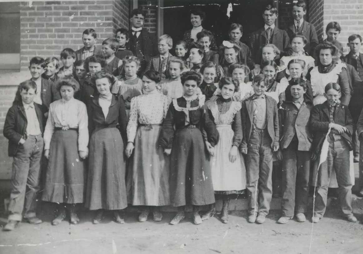 Teachers Henrietta Payne and Nathaniel Conklin