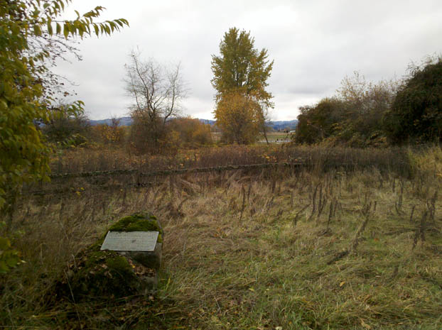 The Oregon Division of the IWLA installed this plaque on Sauvie Island in honor of long-time members William L. Finley and Edgar F. Averill in Sep. 1957.