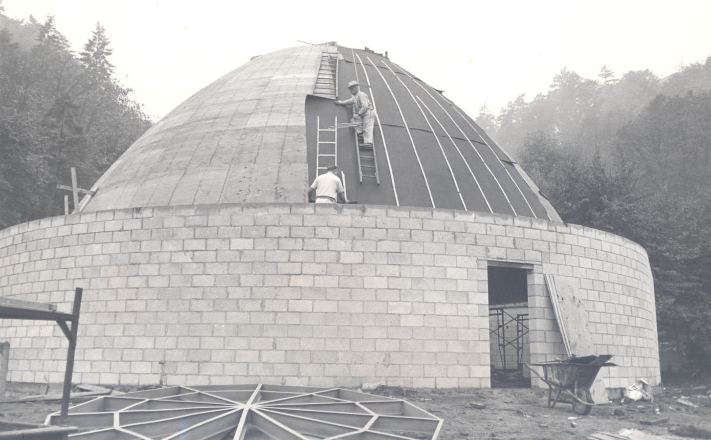 Construction of new building, 1965