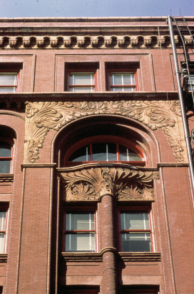 Dekum Building, detail, 1980