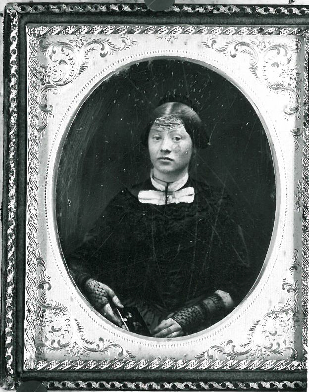 This photograph has been tentatively identified as McLoughlin's daughter Eloisa,
