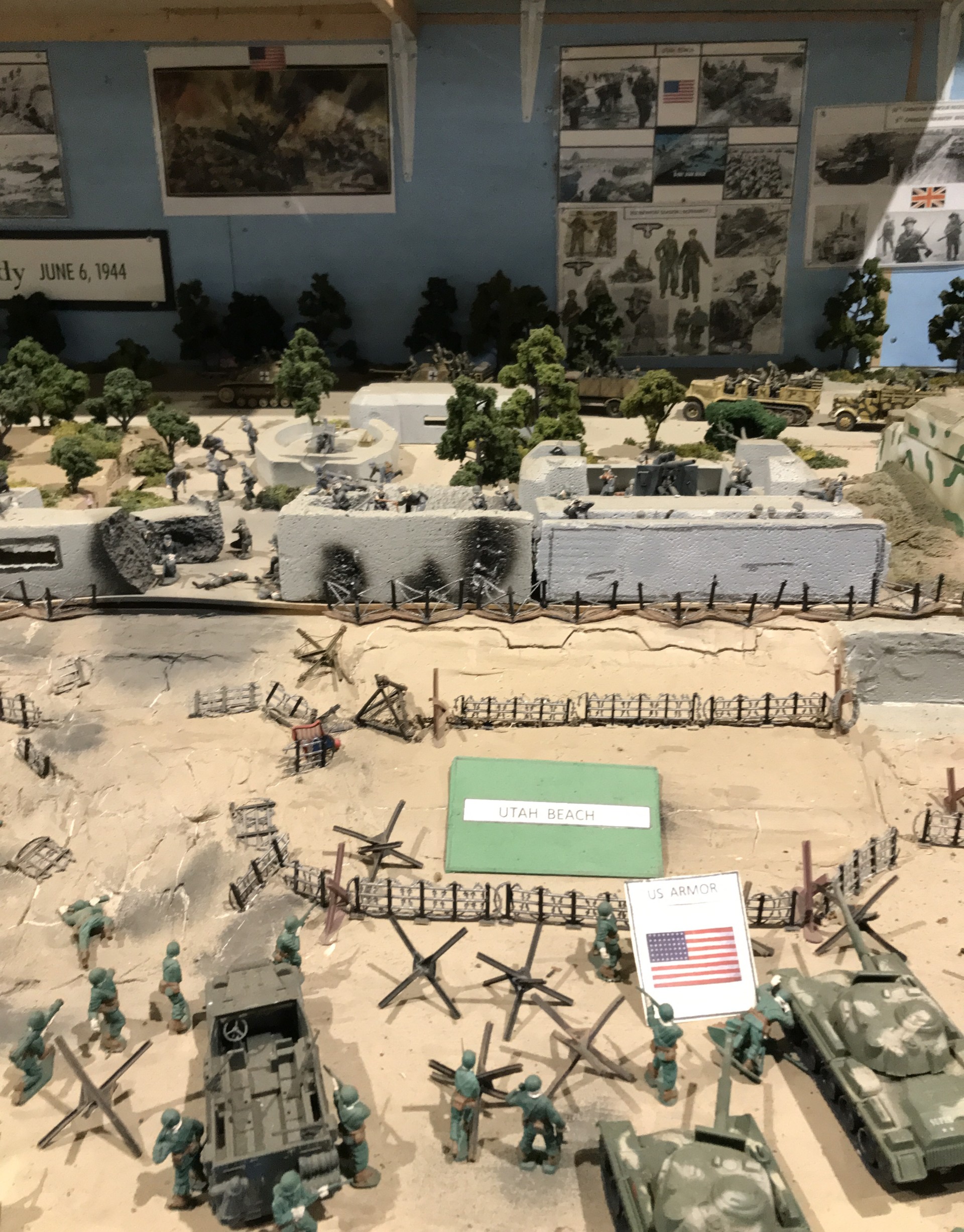 Utah Beach was one of five sectors of the Allied invasion, where 1,700 vehicles and more than 21,000 American soldiers landed, with only minimal casualties on June 6, 1944.