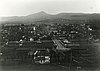 Eugene, looking south, 1888; Spencer Butte in the distance; Dr. Thomas Shelton house in center foreground