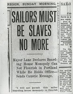 Shanghaiing in Portland and the Shanghai Tunnels Myth