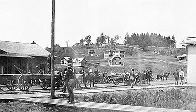 Cherry Grove streetcar and railroad