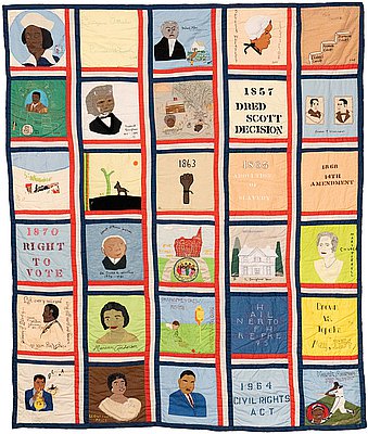 Afro-American Heritage Bicentennial Commemorative Quilt