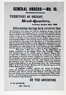 Rogue River War of 1855-1856