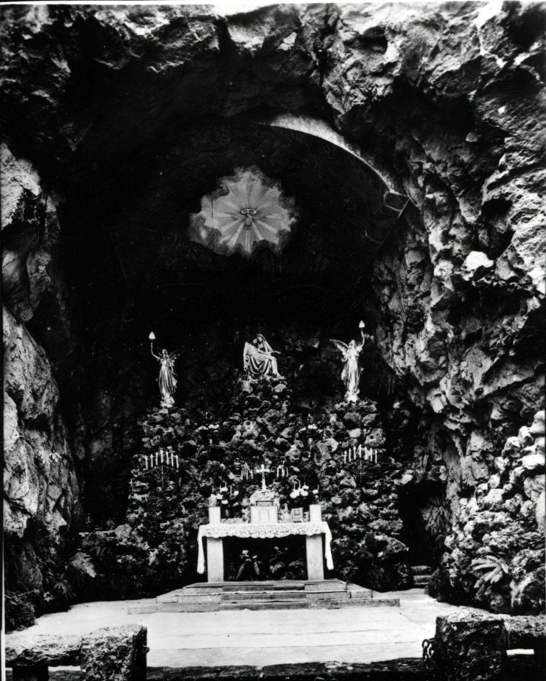 Framed Print of The Grotto National Sanctuary of Our Sorrowful Mother